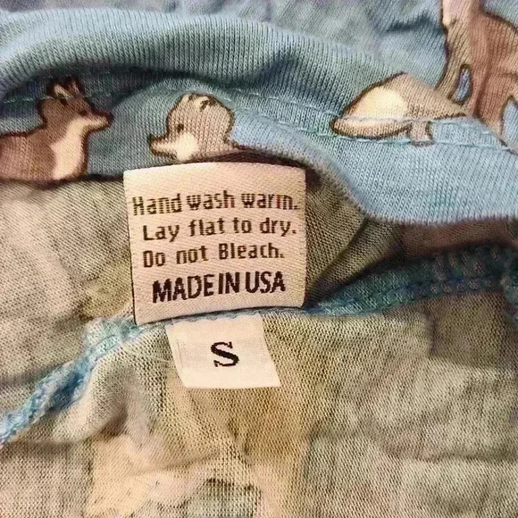 Blue Platypus Women's Blue Bamboo Fox Dress Size Small - Picture 5 of 7